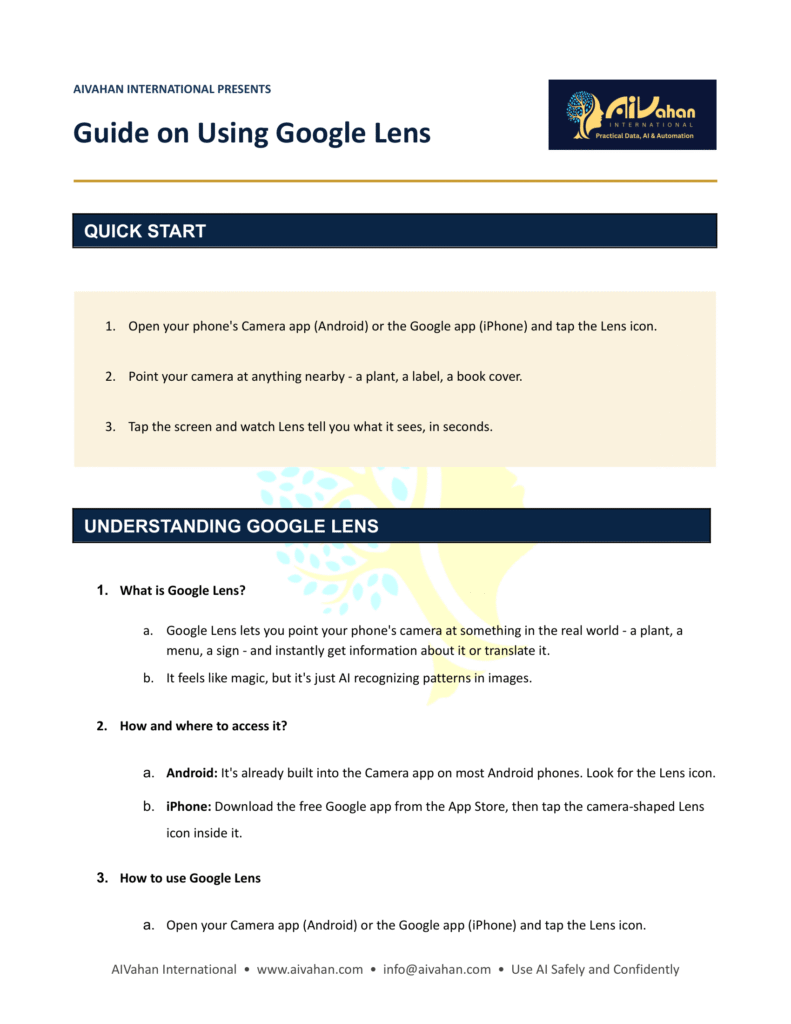 Google Lens Made Simple